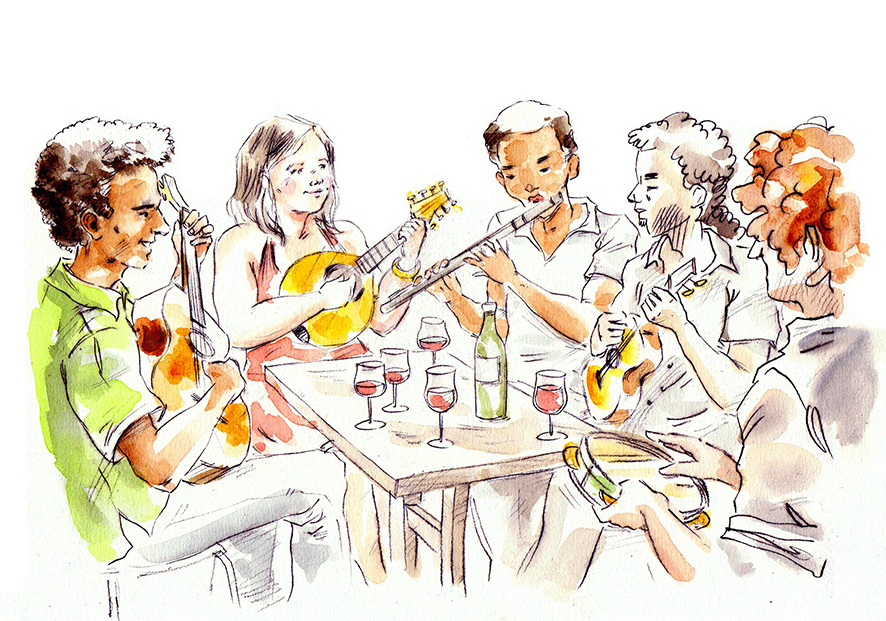 Cinq à table