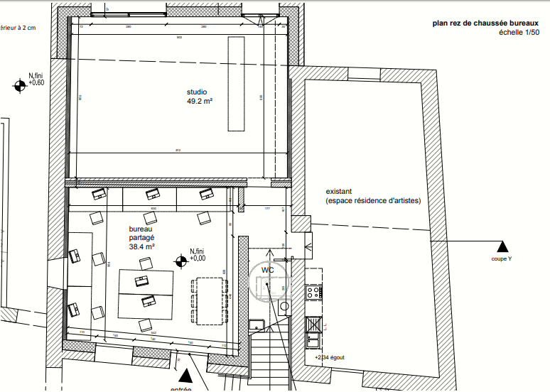 Plan rez de chaussée réel MAJ Plan rez de chaussée réel MAJ